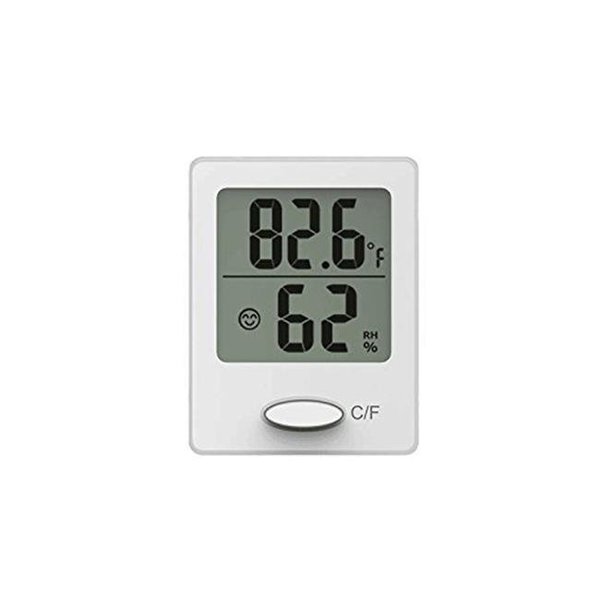 Baldr Baldr TH0119WH1 Mini Digital Hygro Thermometer; White TH0119WH1